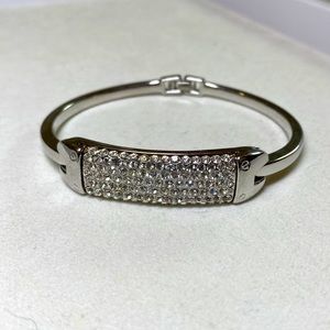 Silver Crystal Rave Bracelet